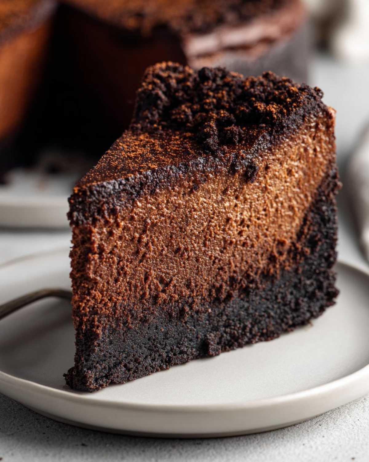 Chocolate Gingerbread Cheesecake - detail 3