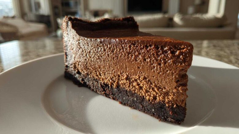 Chocolate Gingerbread Cheesecake