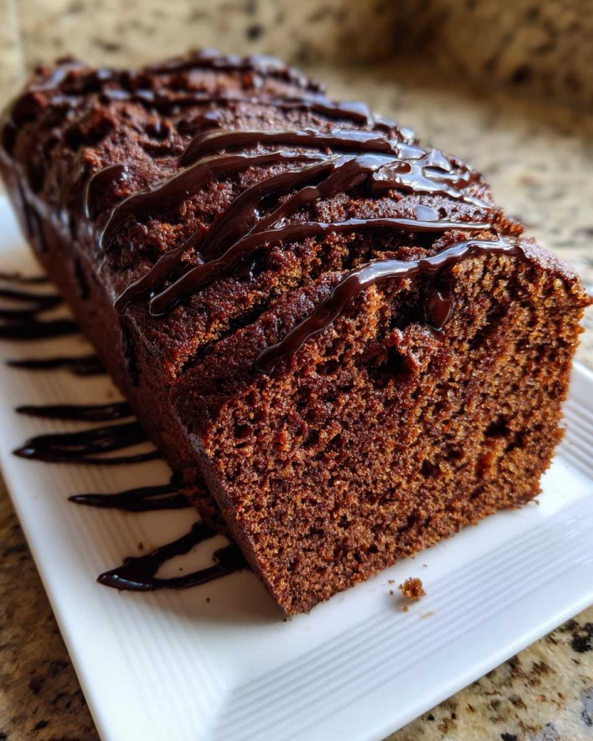Chocolate Gingerbread Loaf - detail 1