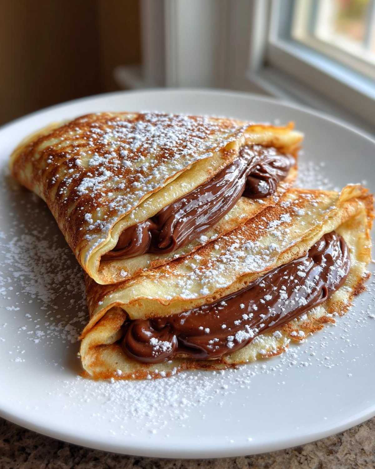 Chocolate Hazelnut Swirl Crepes - detail 2