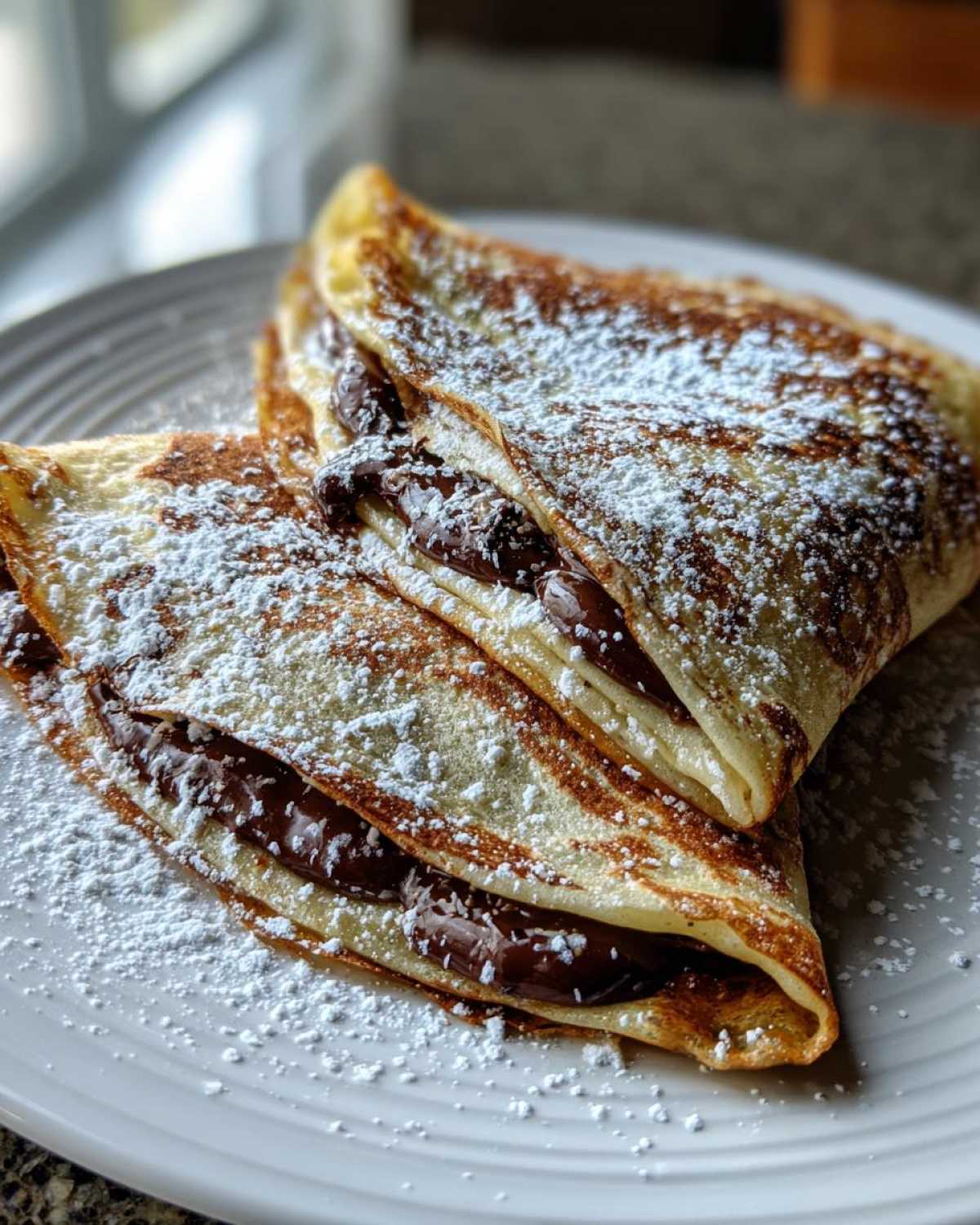 Chocolate Hazelnut Swirl Crepes - detail 3