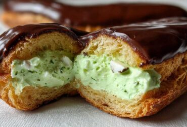 Chocolate Peppermint Eclair