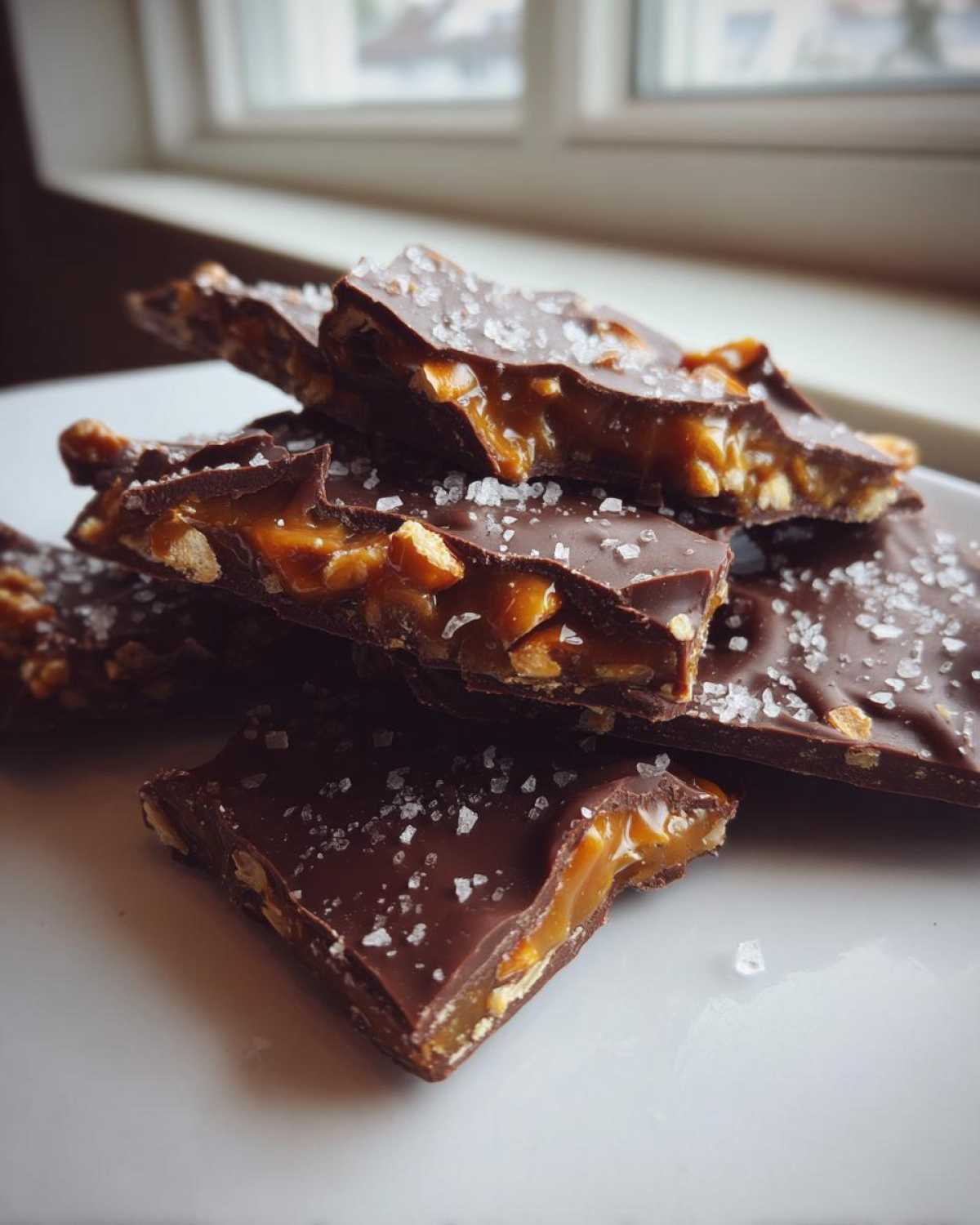 Chocolate Salted Caramel Pretzel Bark - detail 3