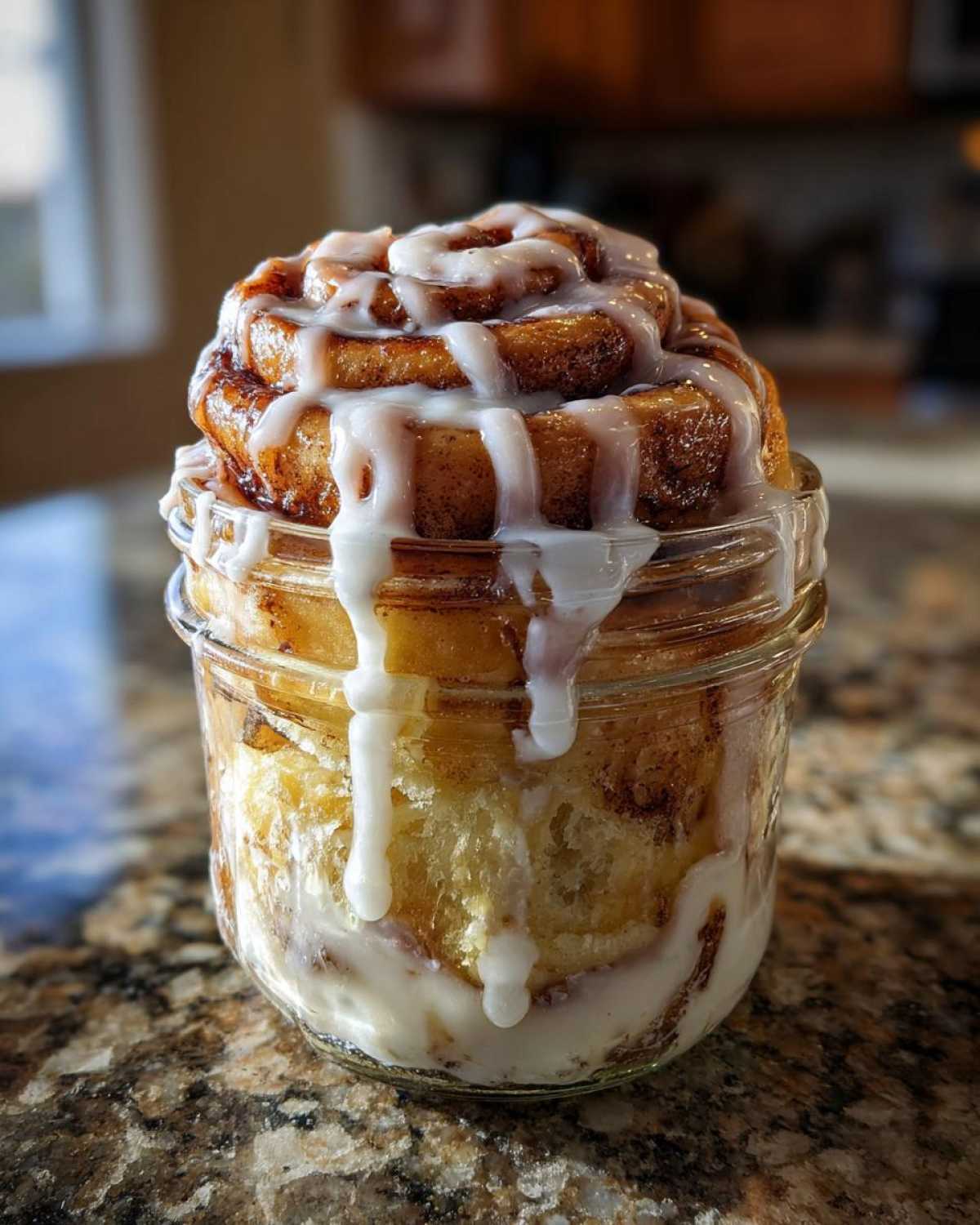 Christmas Morning Cinnamon Rolls in a Jar - detail 3