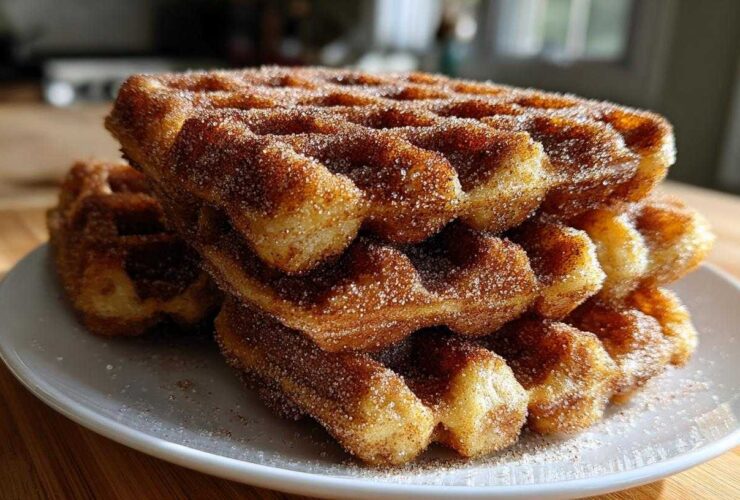 Churro French Toast Waffles