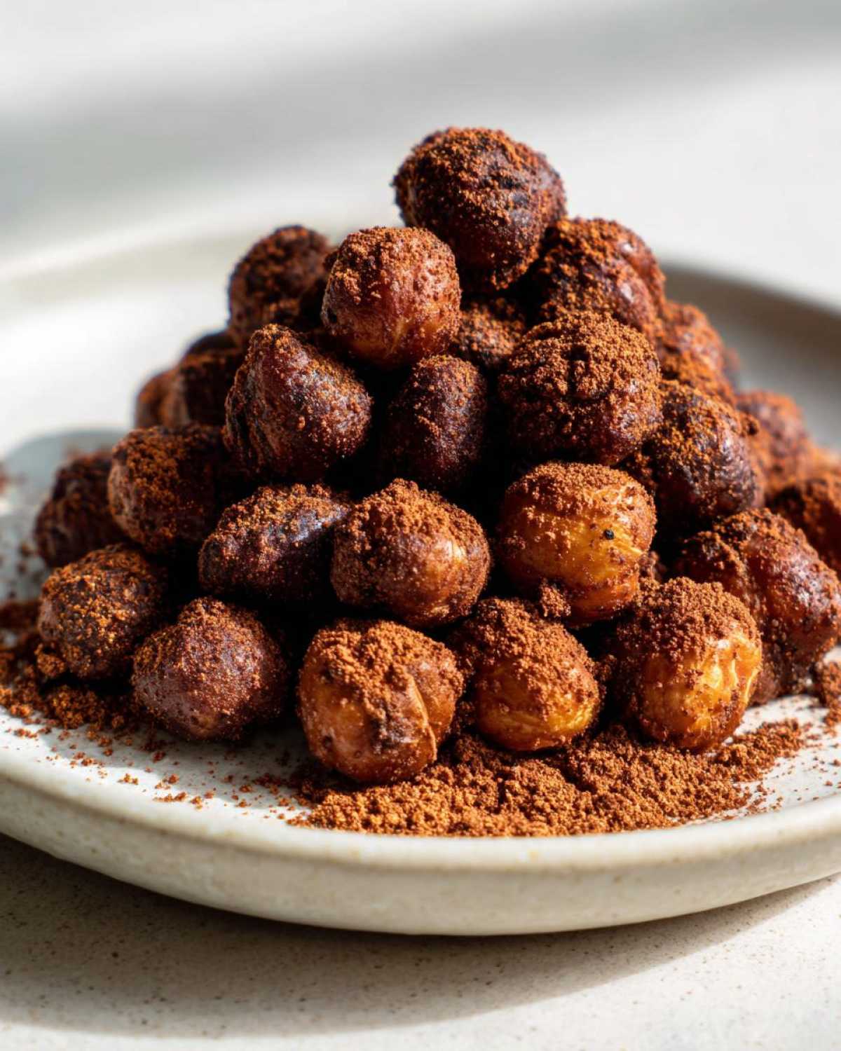 Cocoa Cinnamon Roasted Chickpeas - detail 4