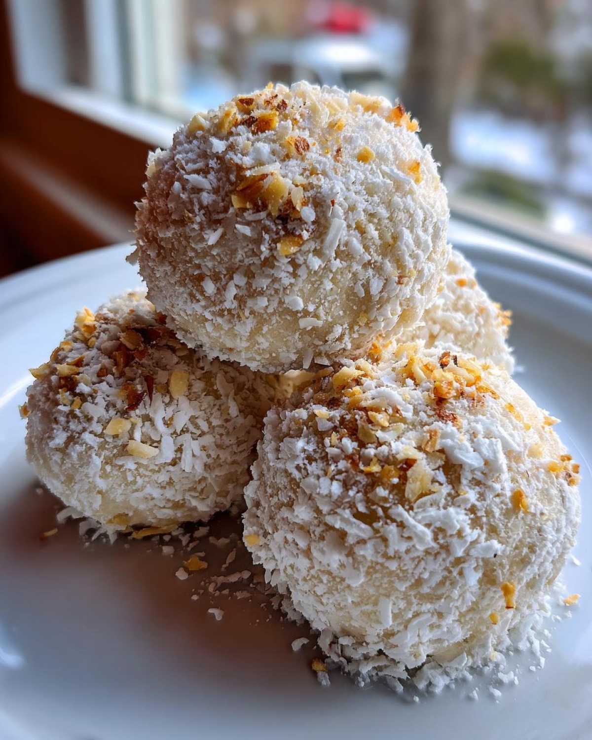 Coconut Almond Snowball Cookies - detail 1