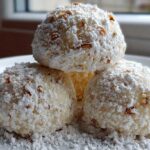 Coconut Almond Snowball Cookies