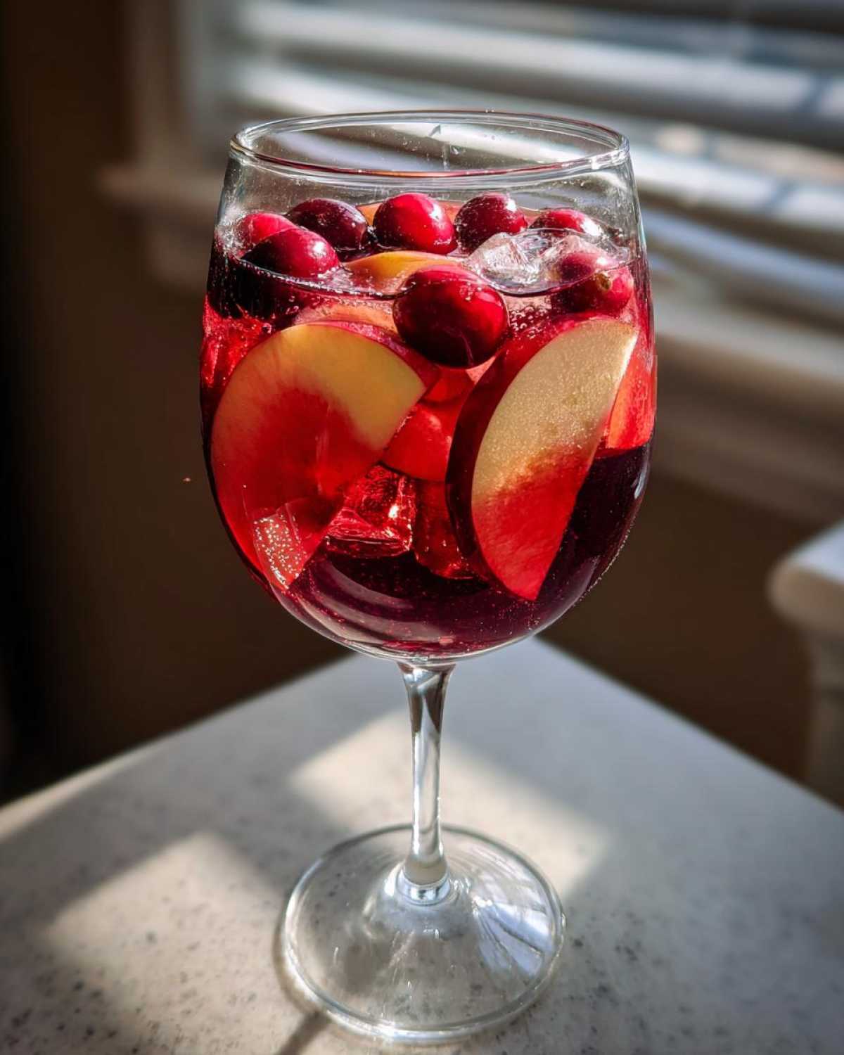 Cranberry Apple Cider Sangria - detail 1