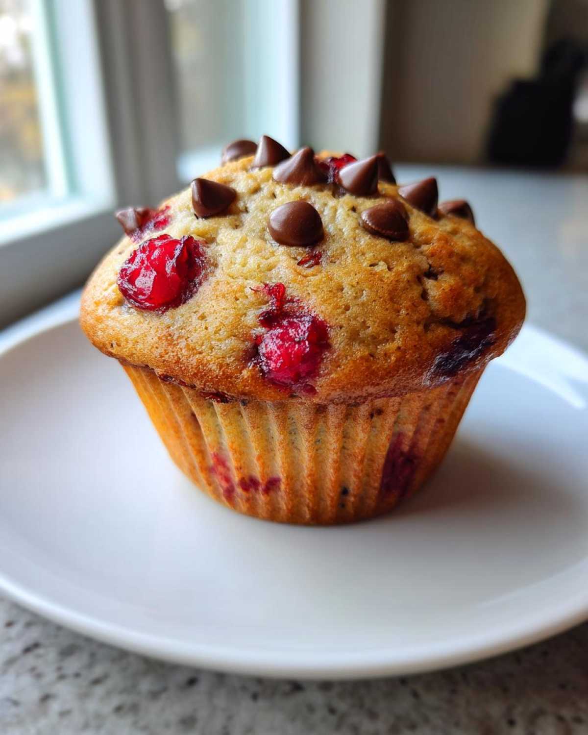 Cranberry Chocolate Chip Muffins - detail 1