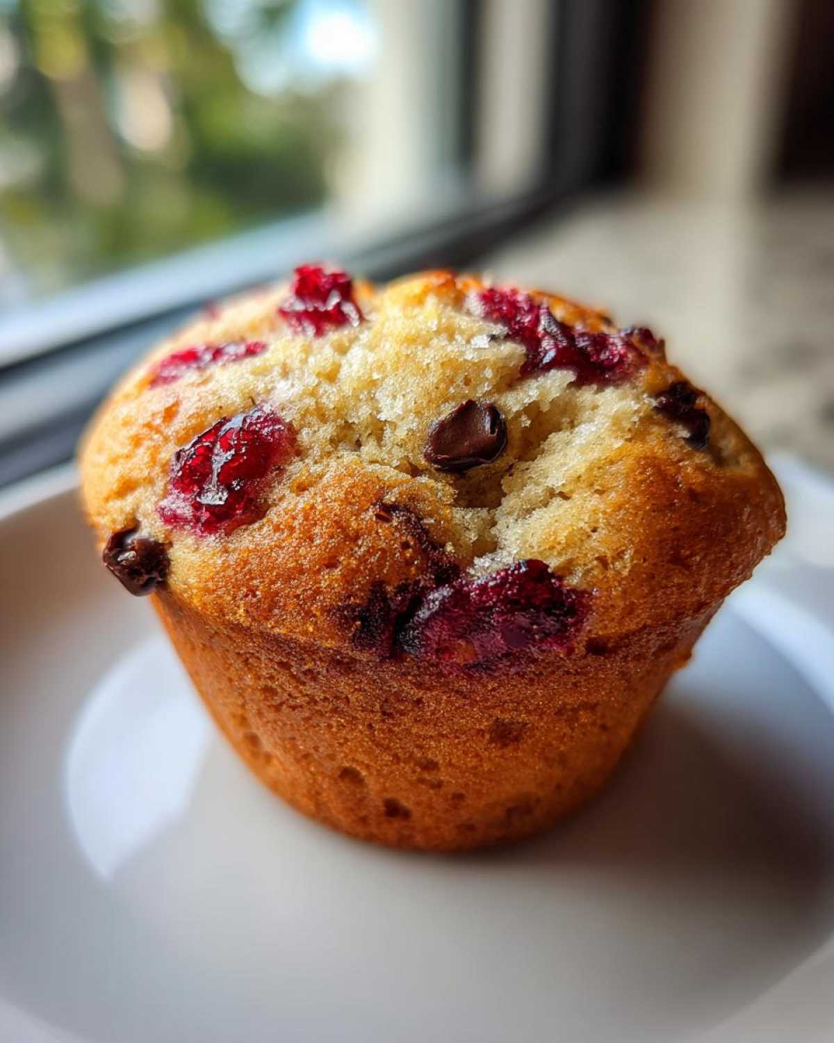 Cranberry Chocolate Chip Muffins - detail 4