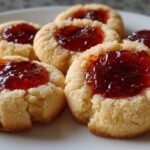 Cranberry Orange Marmalade Thumbprint Cookies