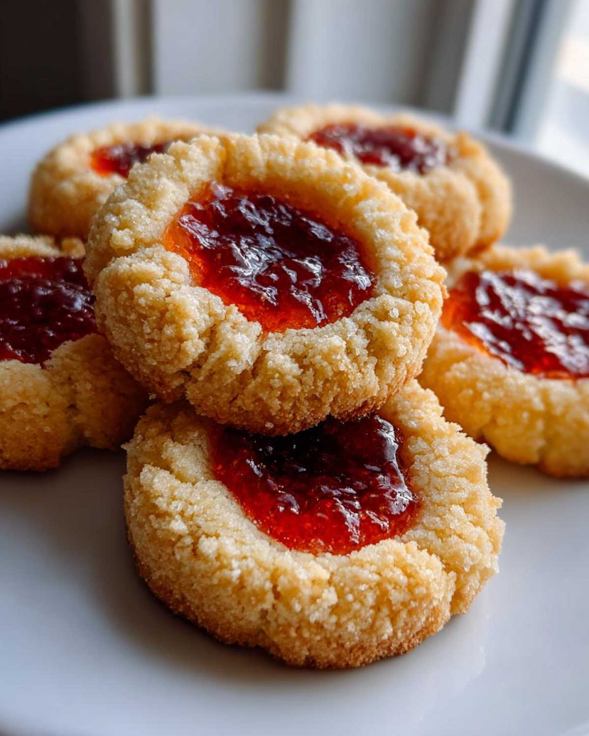 Cranberry Orange Marmalade Thumbprint Cookies - detail 2