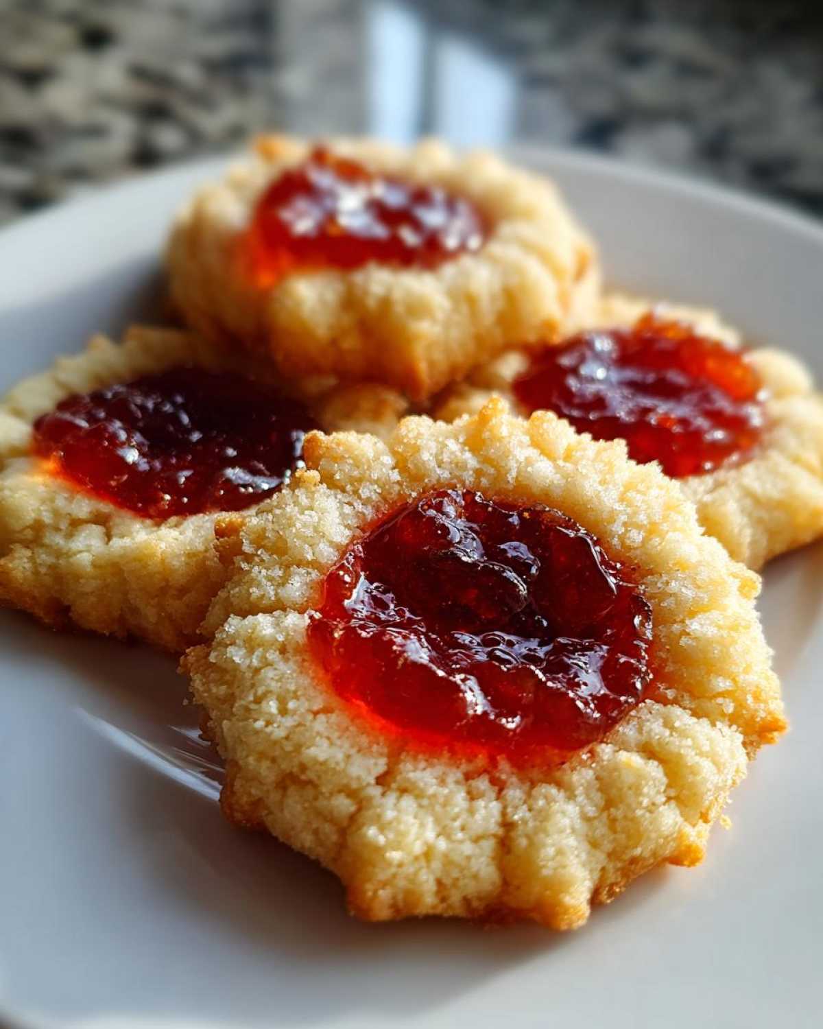 Cranberry Orange Marmalade Thumbprint Cookies - detail 3