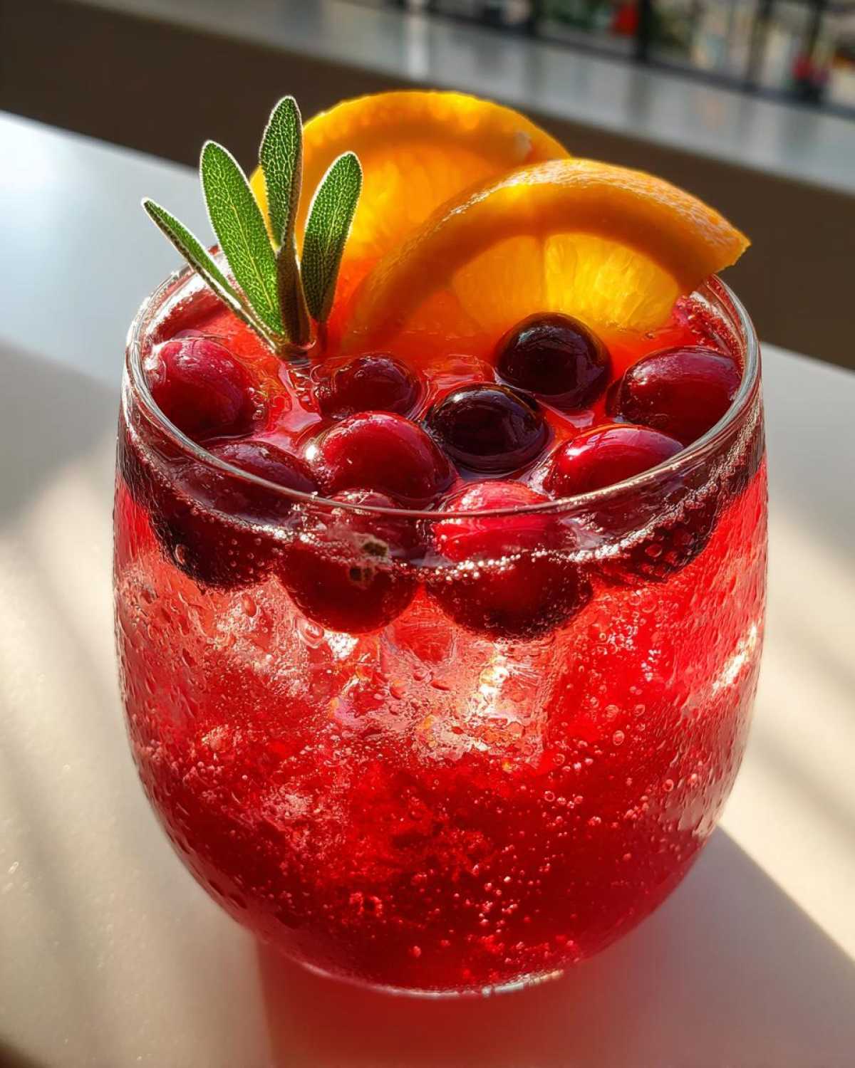 Cranberry Sage Ginger Punch - detail 1