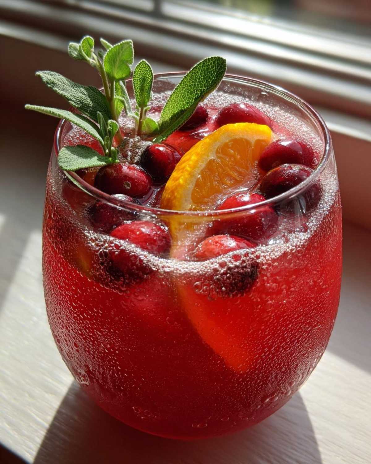 Cranberry Sage Ginger Punch - detail 3
