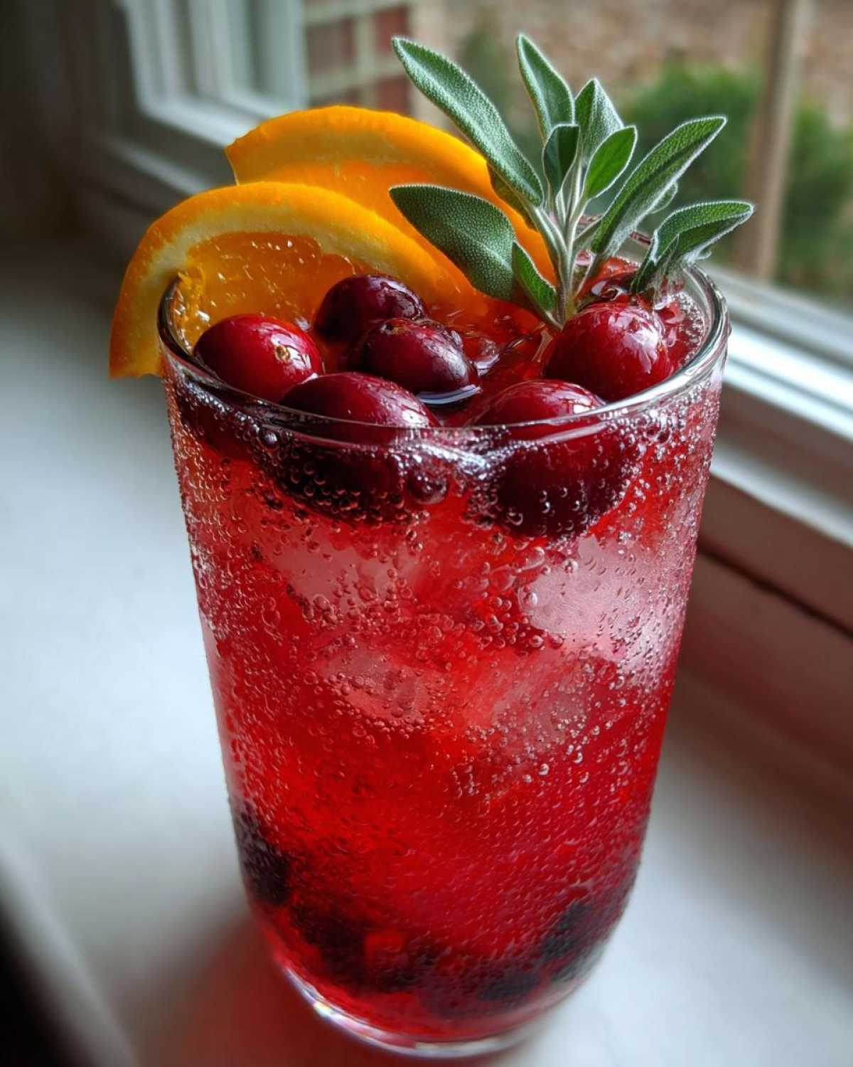 Cranberry Sage Ginger Punch - detail 4