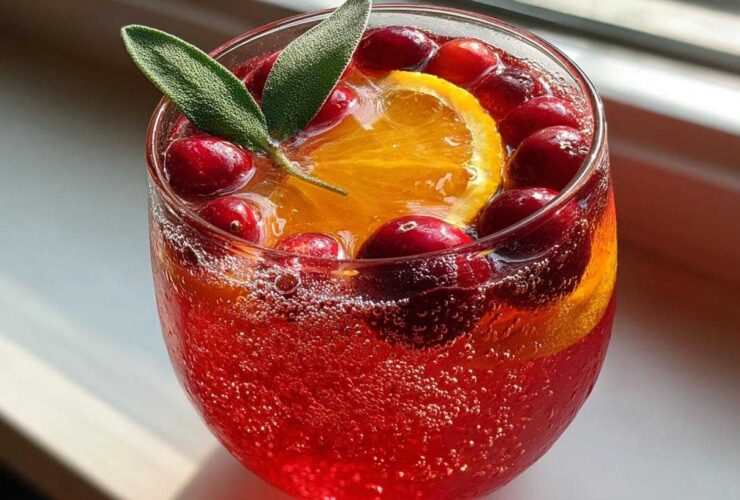 Cranberry Sage Ginger Punch