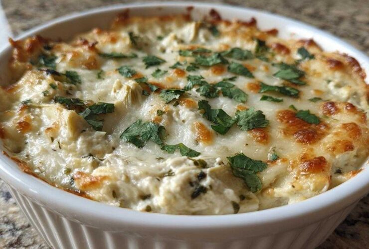 Creamy Avocado Artichoke Dip