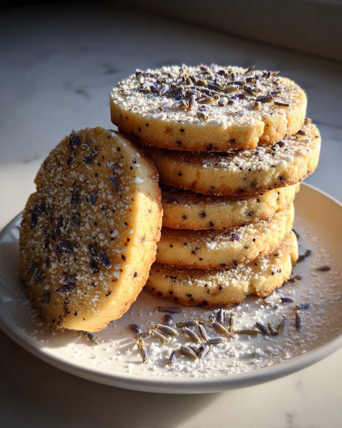 Earl Grey Lavender Shortbread - detail 1