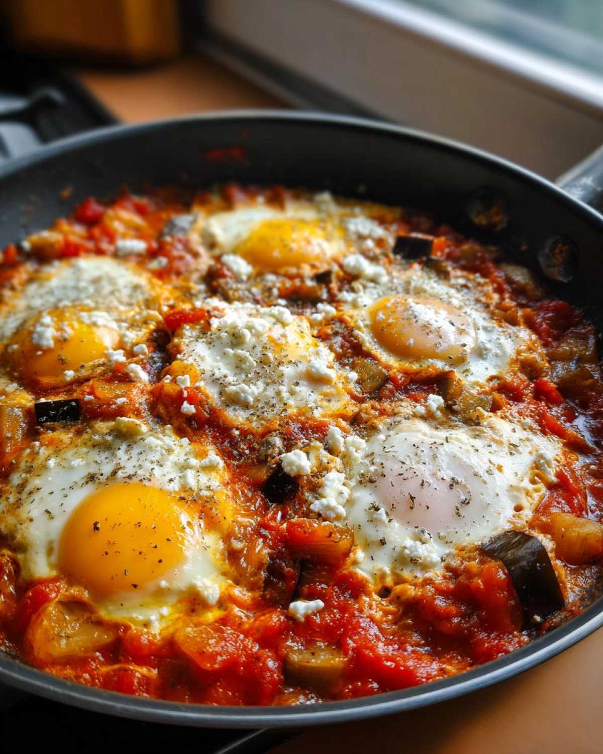 Eggplant and Feta Shakshuka - detail 3