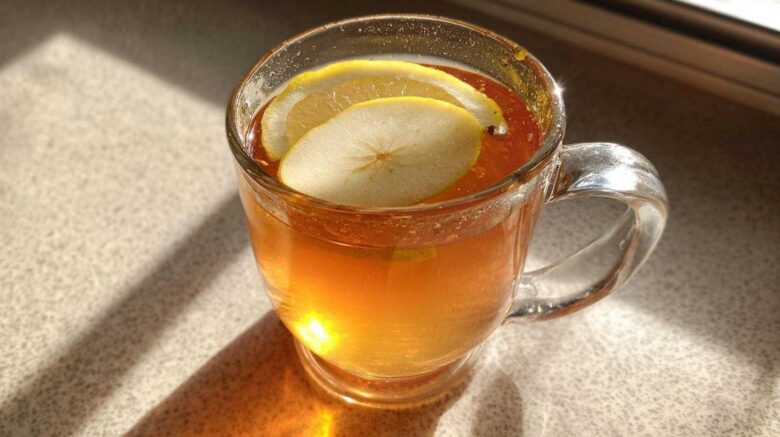 Ginger Pear Hot Toddy