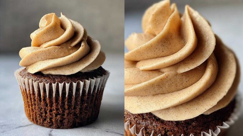 Gingerbread Maple Cupcakes