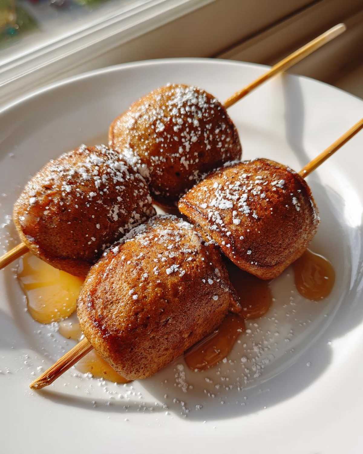 Gingerbread Pancake Skewers - detail 3
