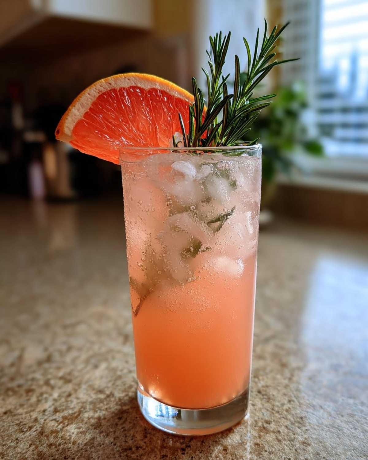 Grapefruit Rosemary Gin Spritzer - detail 1