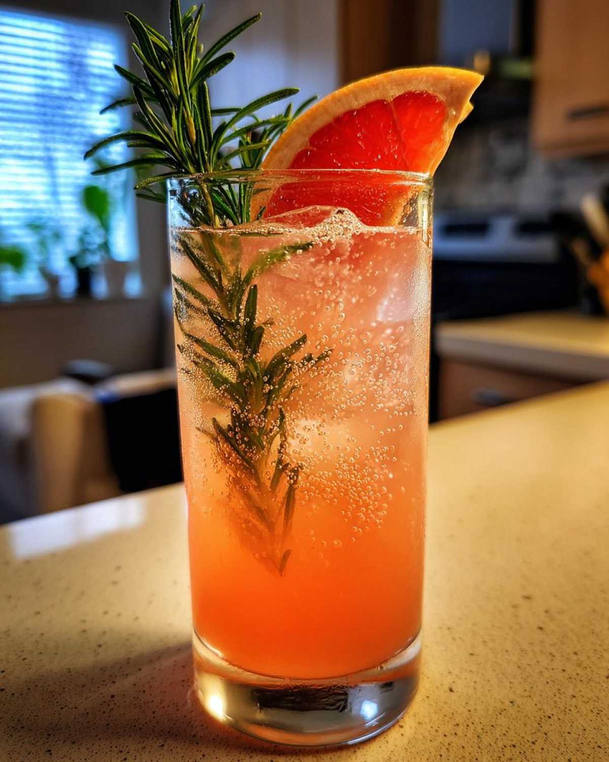 Grapefruit Rosemary Gin Spritzer - detail 4