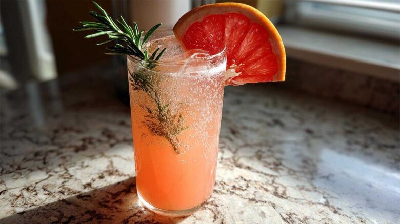 Grapefruit Rosemary Gin Spritzer