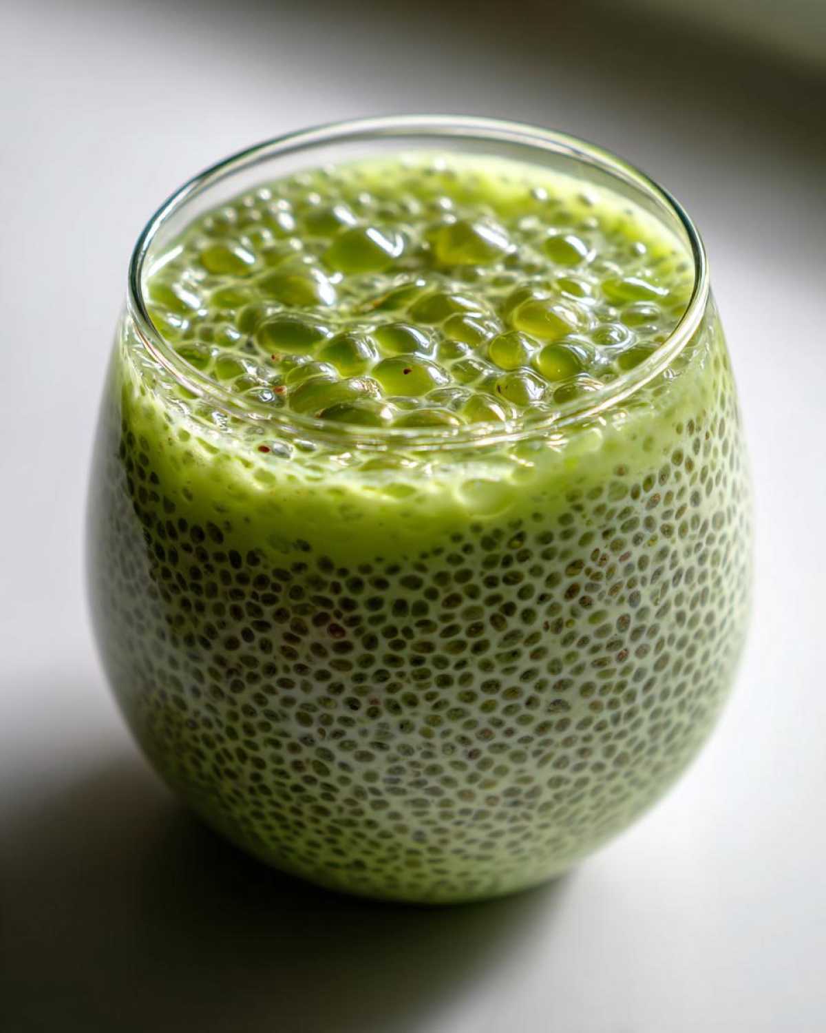 Green Tea Chia Pudding - detail 4