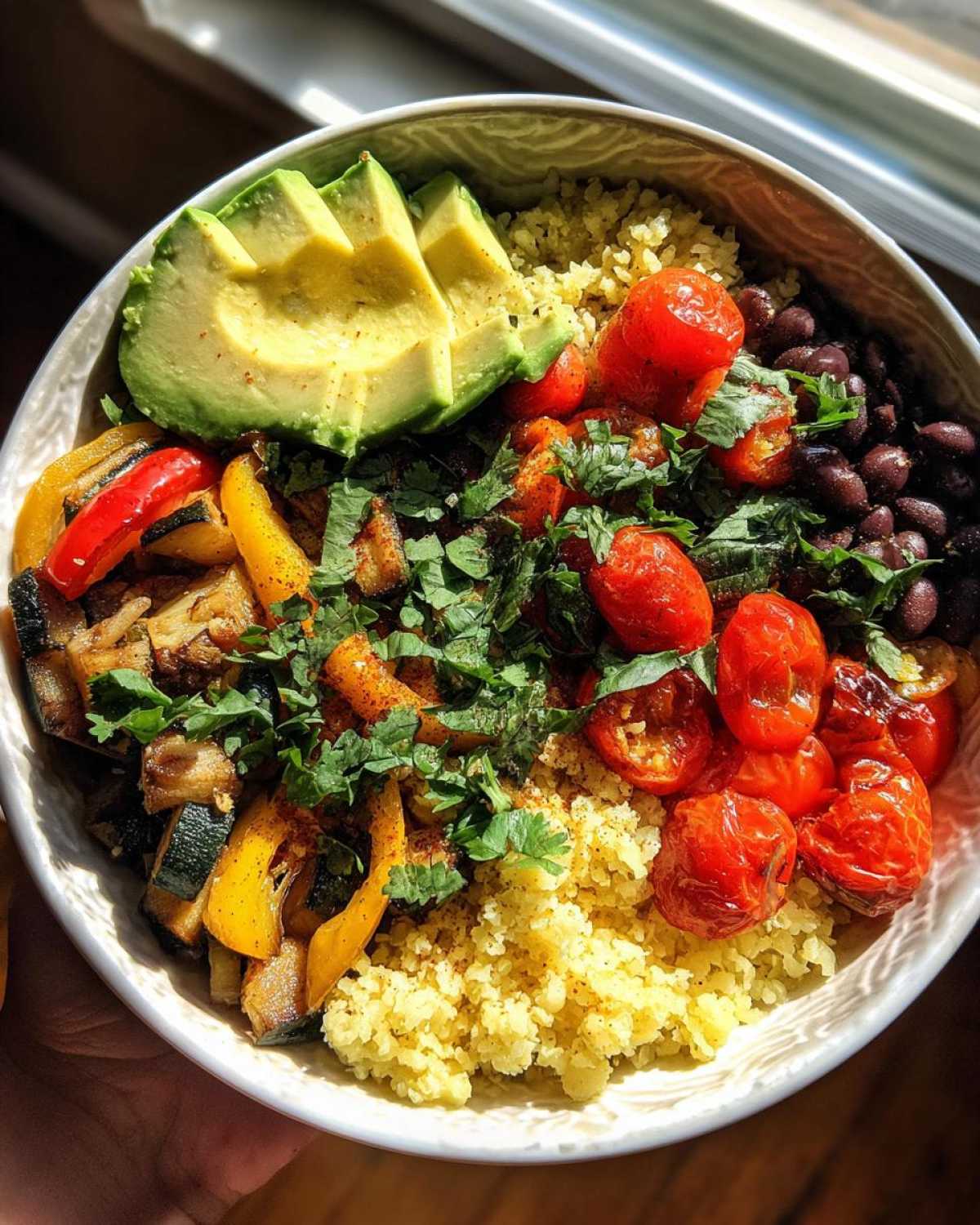 Healthy New Year Cauliflower Rice Bowl - detail 1