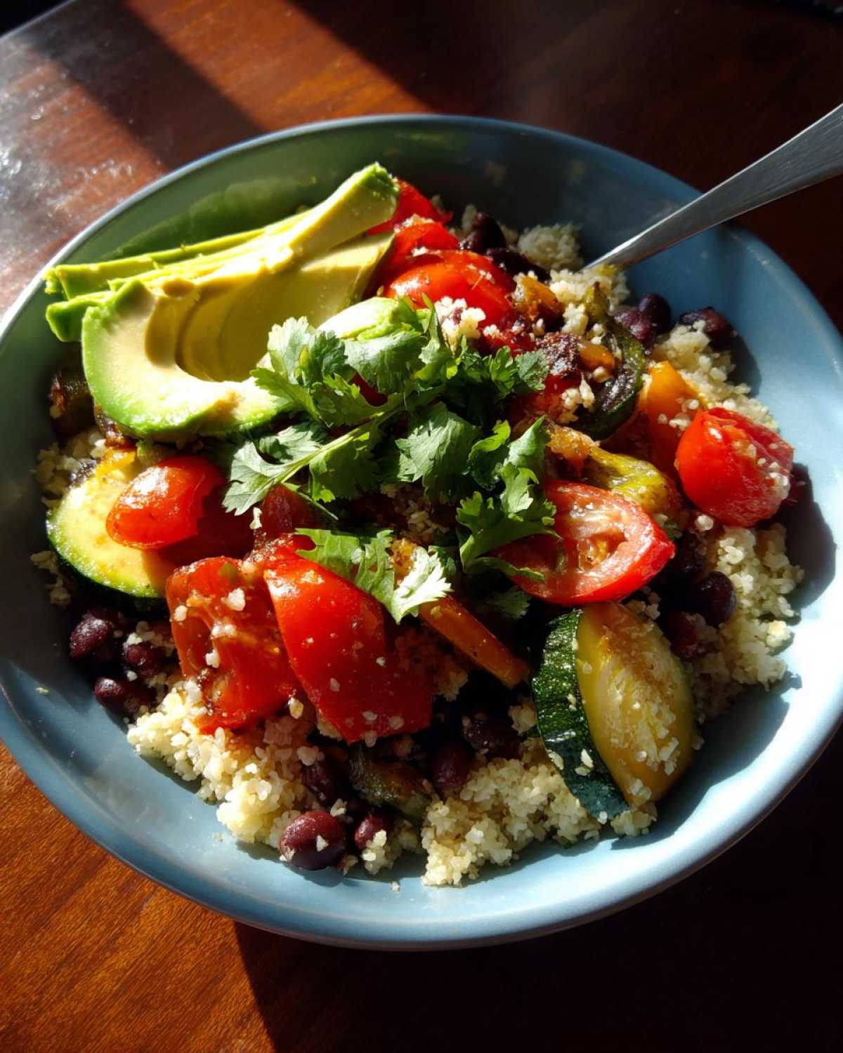 Healthy New Year Cauliflower Rice Bowl - detail 2