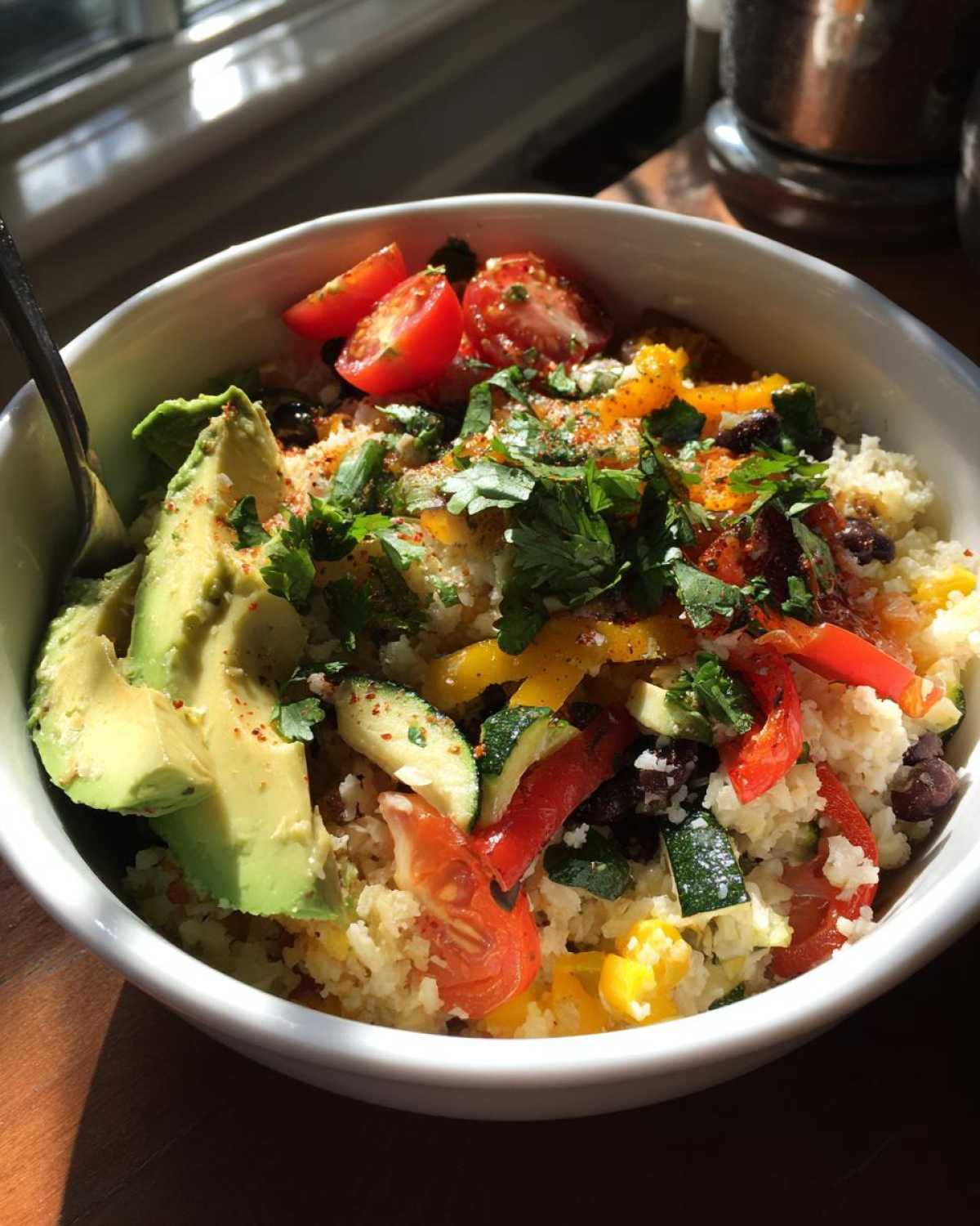 Healthy New Year Cauliflower Rice Bowl - detail 3