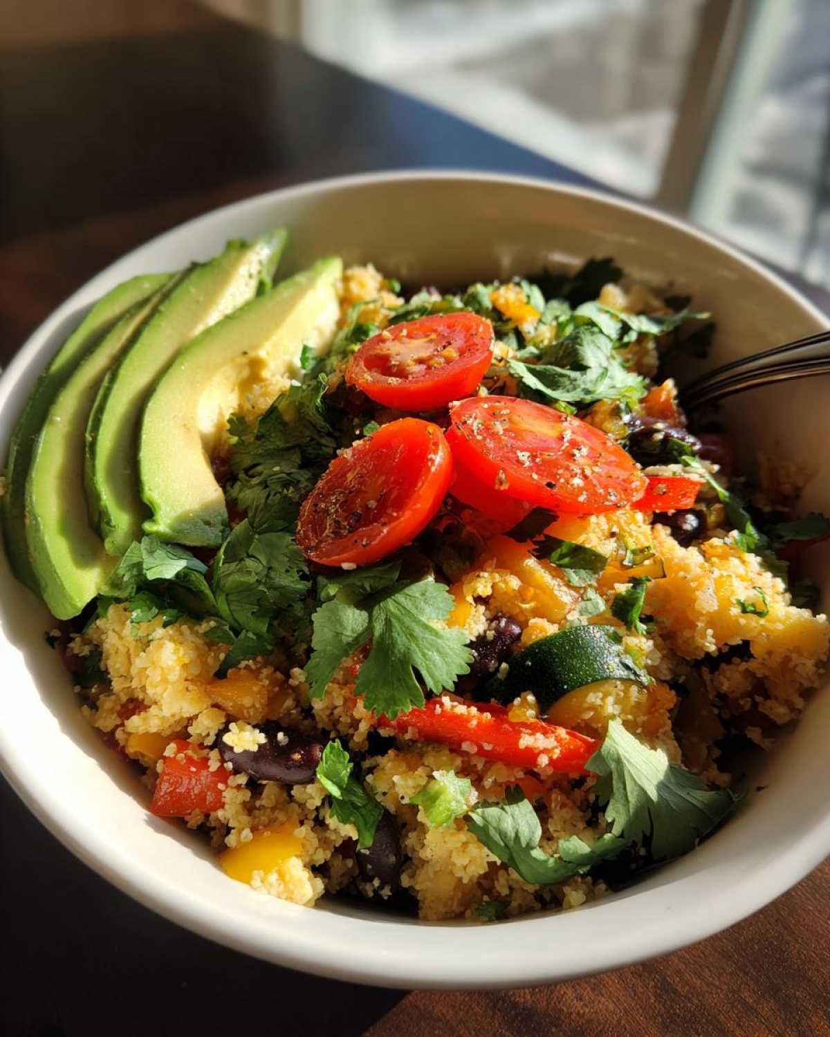 Healthy New Year Cauliflower Rice Bowl - detail 4