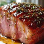 Herbed Honey Glazed Ham with Orange Zest