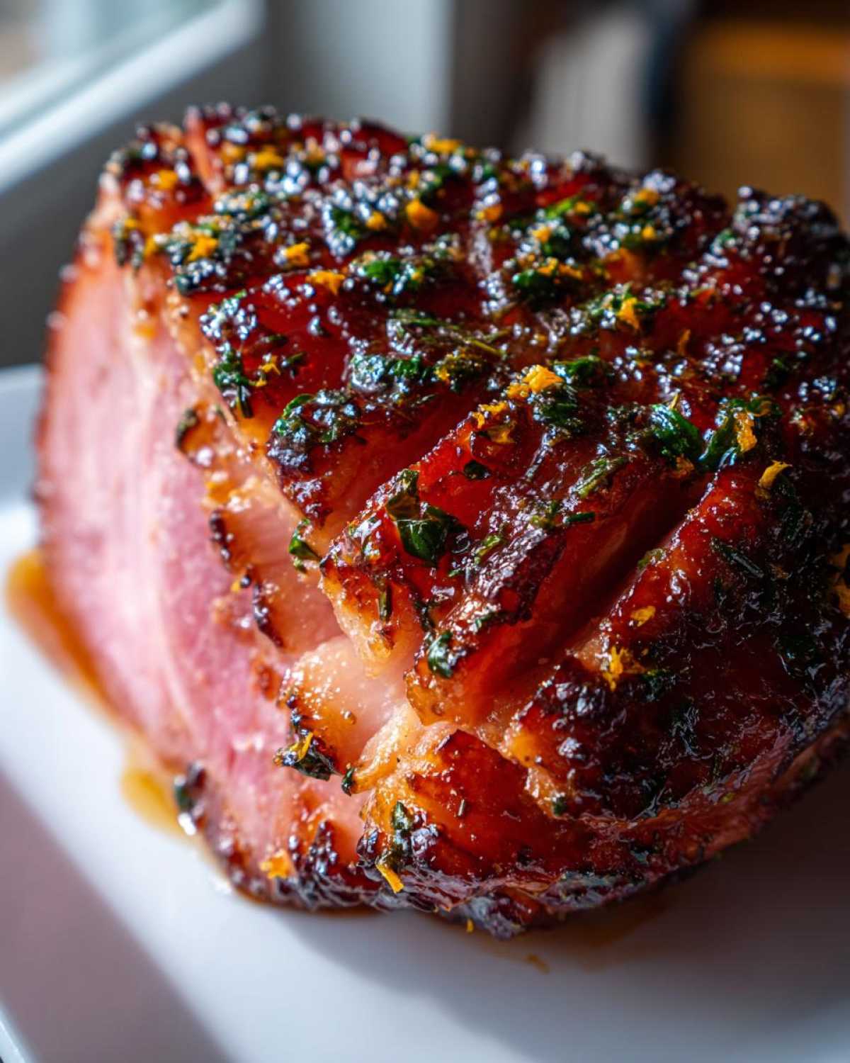 Herbed Honey Glazed Ham with Orange Zest - detail 1