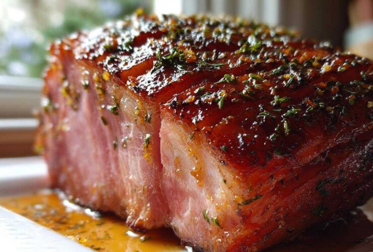 Herbed Honey Glazed Ham with Orange Zest