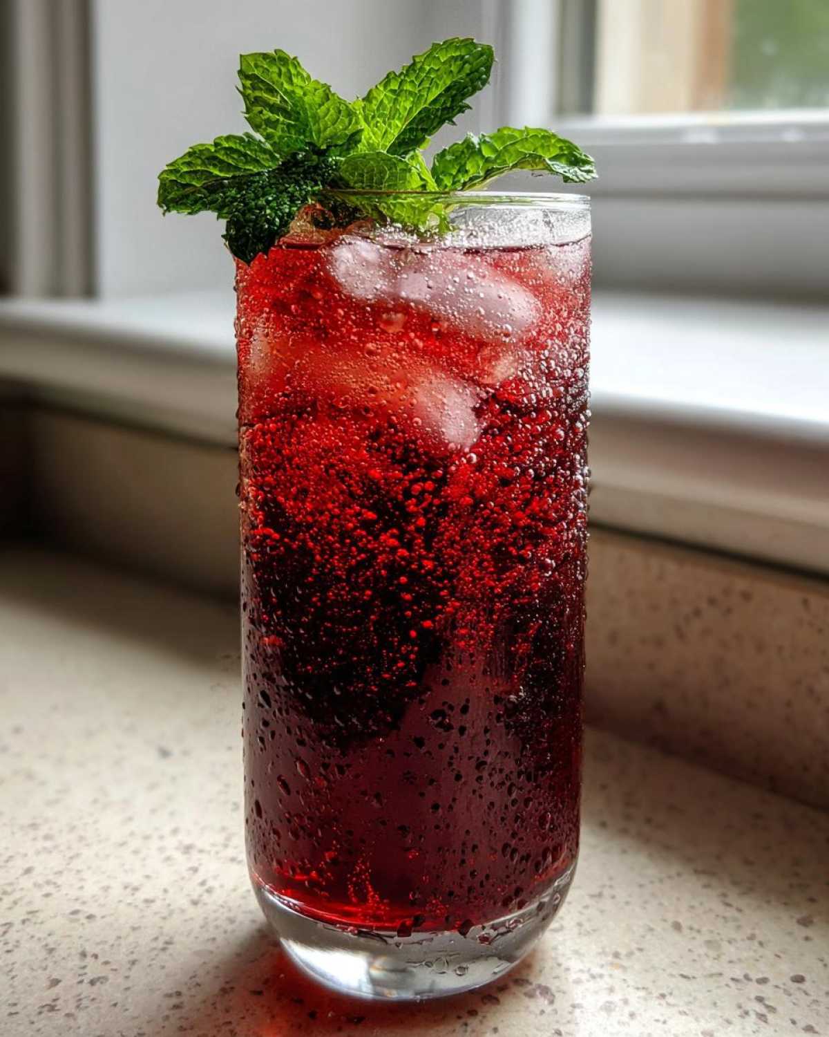 Hibiscus Peppermint Iced Tea - detail 1