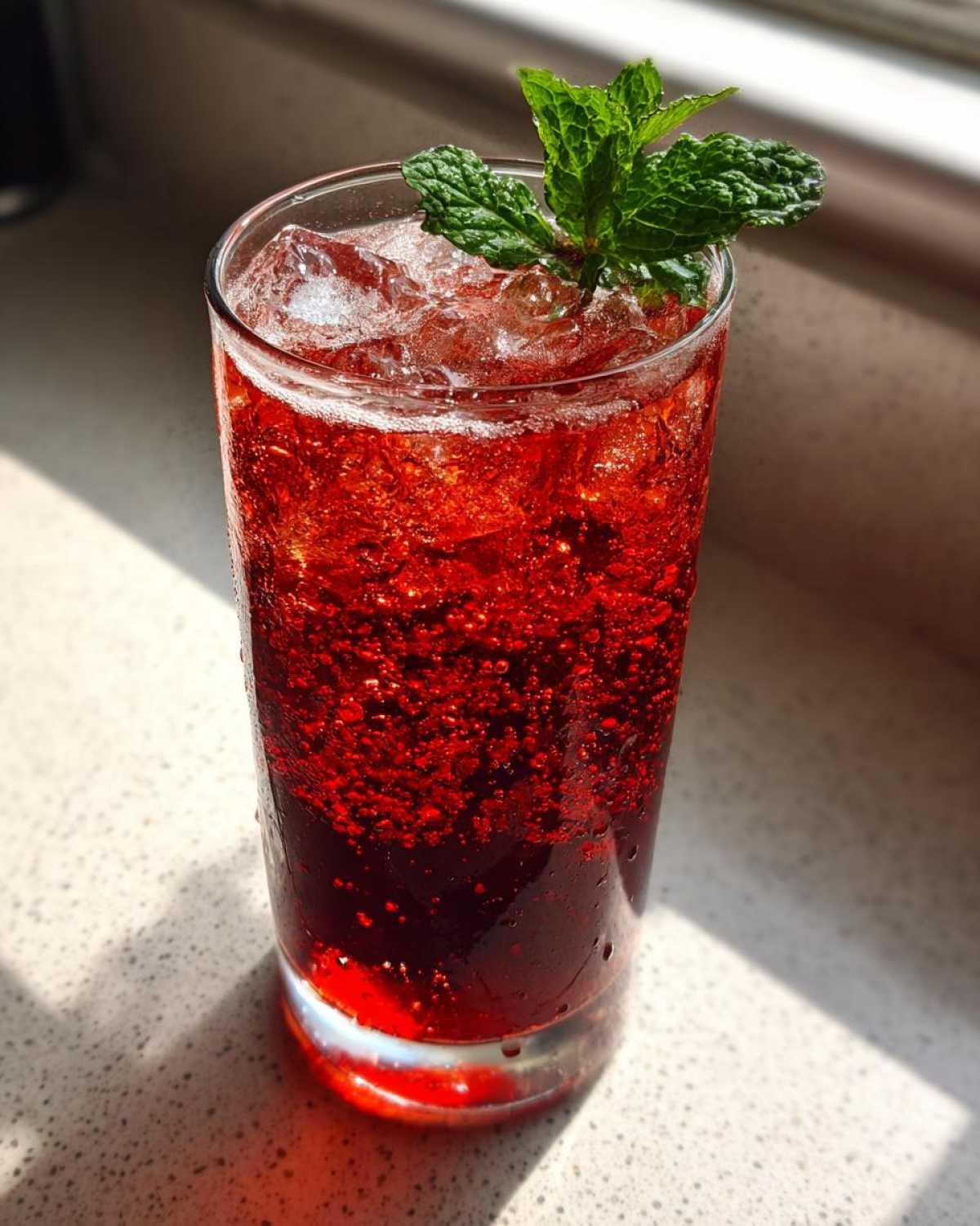 Hibiscus Peppermint Iced Tea - detail 2
