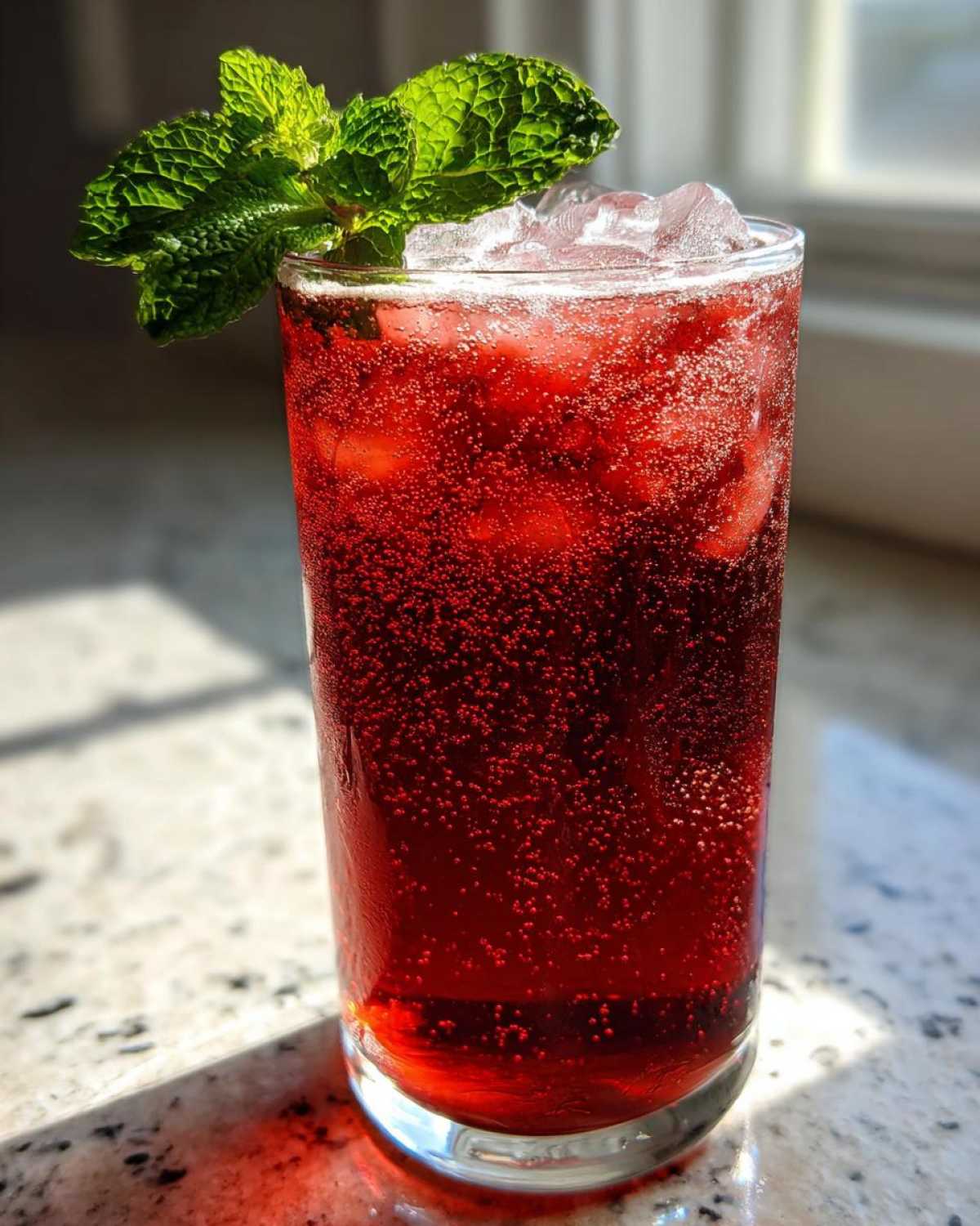 Hibiscus Peppermint Iced Tea - detail 3