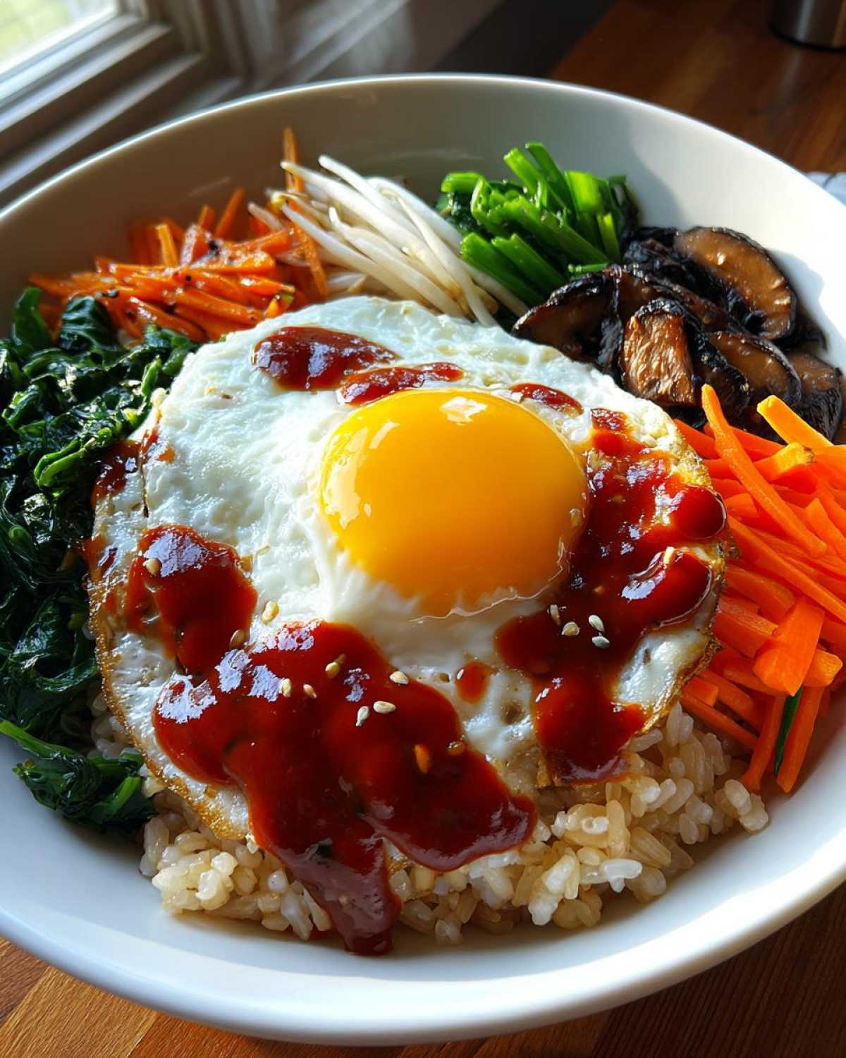 Korean Bibimbap Veggie Bowl - detail 1