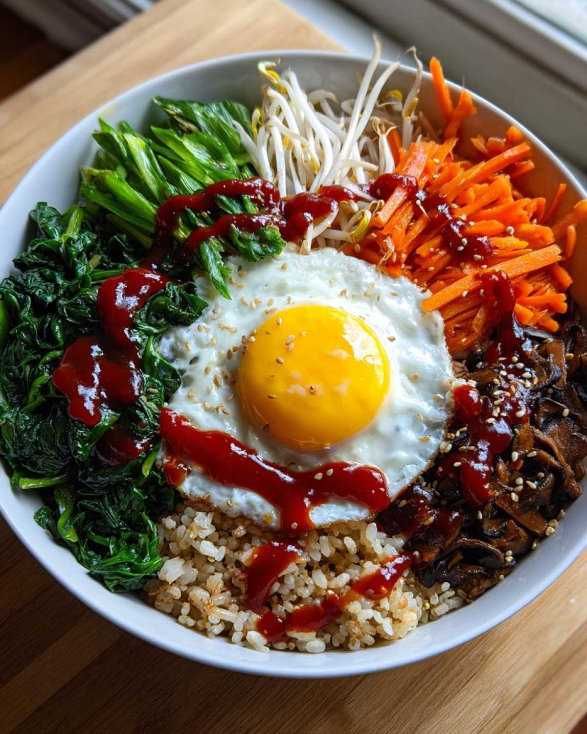 Korean Bibimbap Veggie Bowl - detail 2