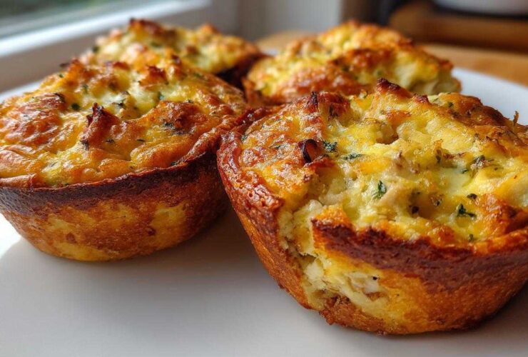 Leftover Turkey Quiche Cups