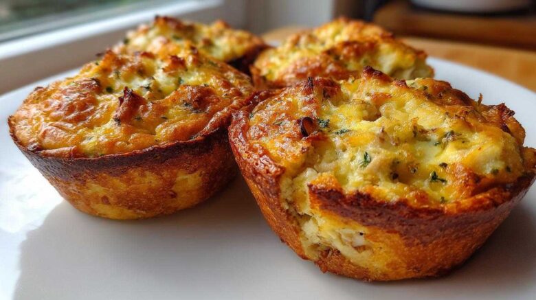 Leftover Turkey Quiche Cups