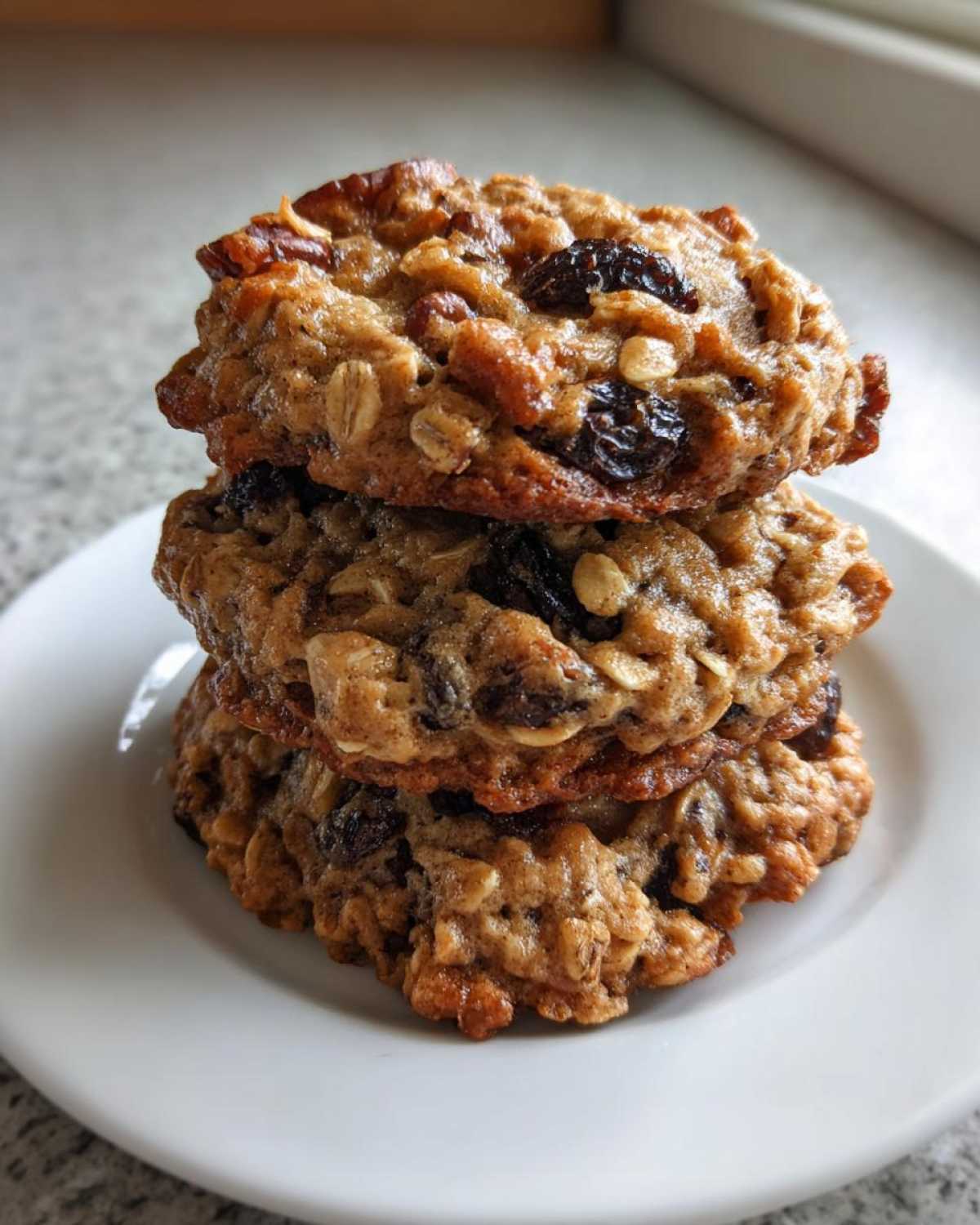Maple Pecan Oatmeal Raisin Cookies - detail 1