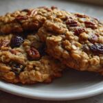Maple Pecan Oatmeal Raisin Cookies