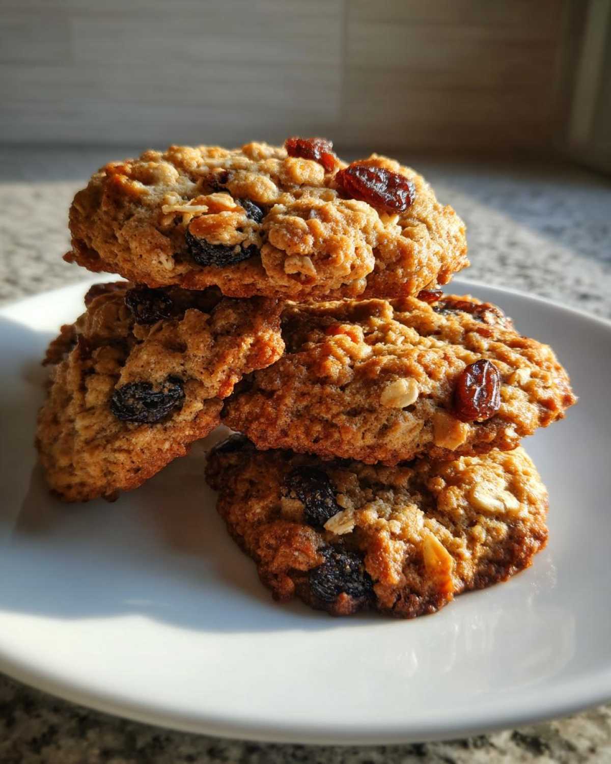 Maple Pecan Oatmeal Raisin Cookies - detail 2