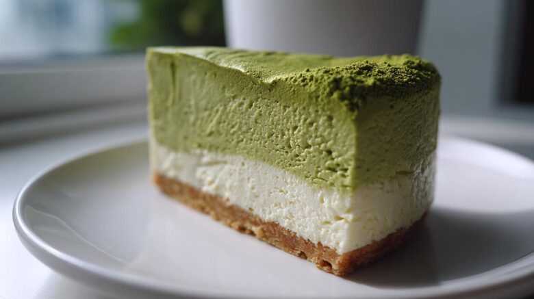 Matcha White Chocolate Cheesecake